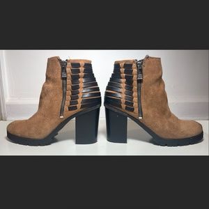 Circus by Sam Edelman Brown Suede Boots with Leather size 8.5